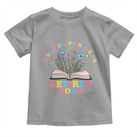 Women Retirement Life Toddler T Shirt Retired 2026 A New Chapter Begins Floral Book