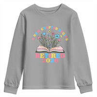 Women Retirement Life Youth Sweatshirt Retired 2026 A New Chapter Begins Floral Book