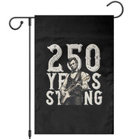 Vintage Abraham Lincoln Playing Guitar Garden Flag 250 Years Strong