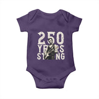 Vintage Abraham Lincoln Playing Guitar Baby Onesie 250 Years Strong