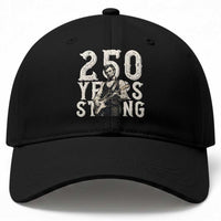 Vintage Abraham Lincoln Playing Guitar Baseball Cap 250 Years Strong