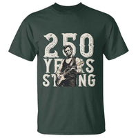 Vintage Abraham Lincoln Playing Guitar T Shirt 250 Years Strong