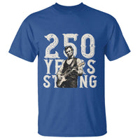 Vintage Abraham Lincoln Playing Guitar T Shirt 250 Years Strong