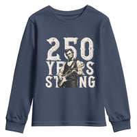 Vintage Abraham Lincoln Playing Guitar Youth Sweatshirt 250 Years Strong