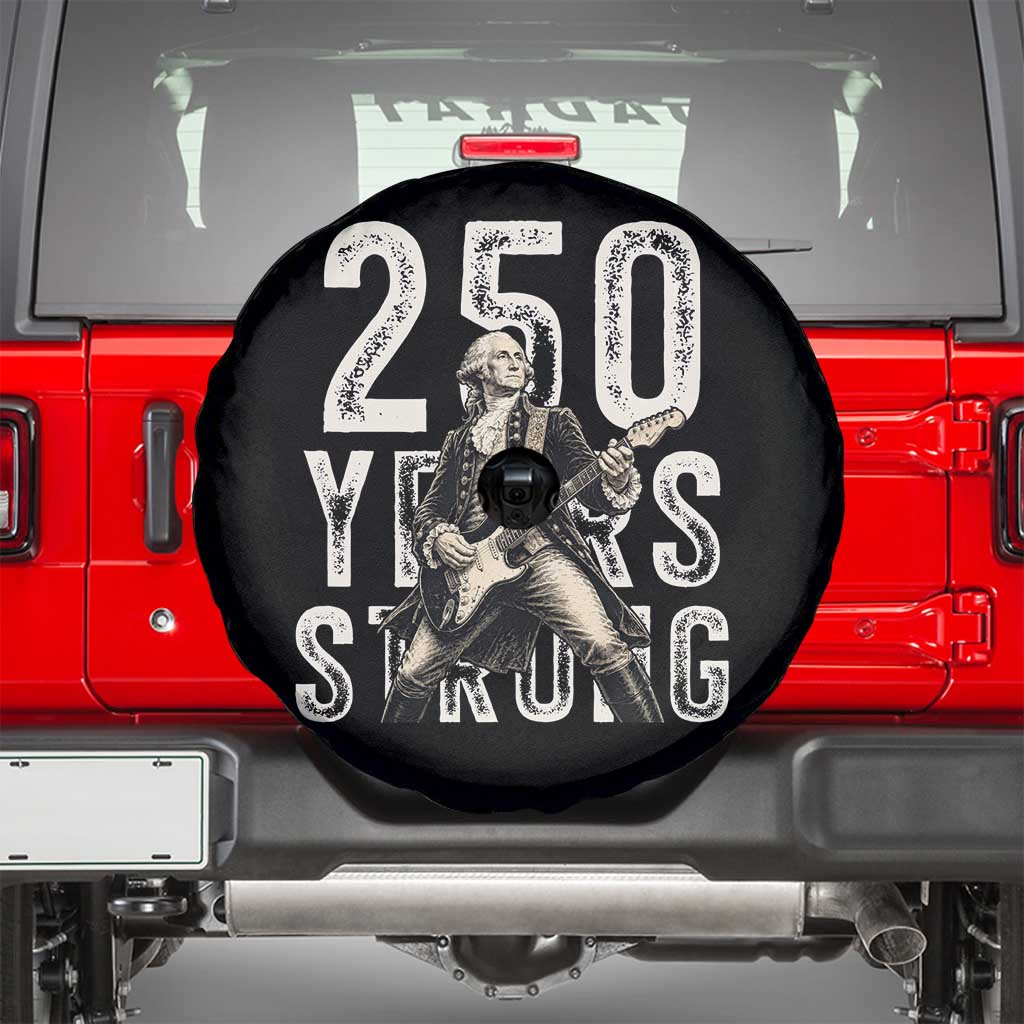 Vintage George Washington Playing Guitar Spare Tire Cover 250 Years Strong
