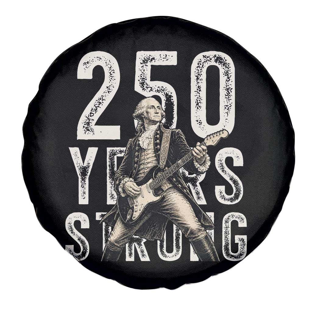 Vintage George Washington Playing Guitar Spare Tire Cover 250 Years Strong
