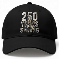 Vintage George Washington Playing Guitar Baseball Cap 250 Years Strong