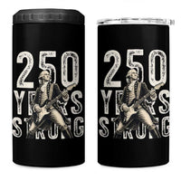 Vintage George Washington Playing Guitar 4 in 1 Can Cooler Tumbler 250 Years Strong