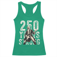 Vintage George Washington Playing Guitar Racerback Tank Top 250 Years Strong