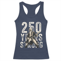Vintage George Washington Playing Guitar Racerback Tank Top 250 Years Strong