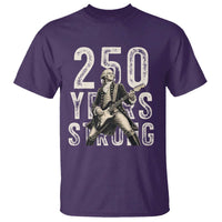 Vintage George Washington Playing Guitar T Shirt 250 Years Strong