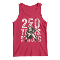 Vintage George Washington Playing Guitar Tank Top 250 Years Strong