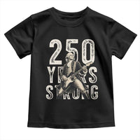 Vintage George Washington Playing Guitar Toddler T Shirt 250 Years Strong