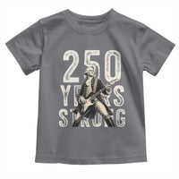 Vintage George Washington Playing Guitar Toddler T Shirt 250 Years Strong