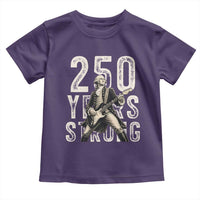 Vintage George Washington Playing Guitar Toddler T Shirt 250 Years Strong