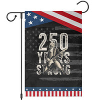 Vintage George Washington Playing Guitar Patriotic Garden Flag 250 Years Strong