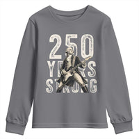 Vintage George Washington Playing Guitar Youth Sweatshirt 250 Years Strong