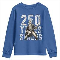 Vintage George Washington Playing Guitar Youth Sweatshirt 250 Years Strong