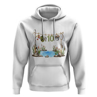 10th Birthday Fishing Hoodie Fisherman Birthday Party Gift
