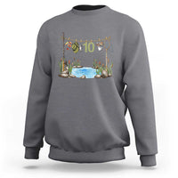 10th Birthday Fishing Sweatshirt Fisherman Birthday Party Gift