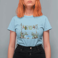 10th Birthday Fishing T Shirt For Women Fisherman Birthday Party Gift