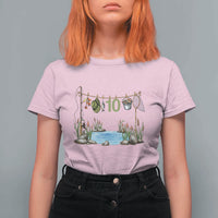 10th Birthday Fishing T Shirt For Women Fisherman Birthday Party Gift