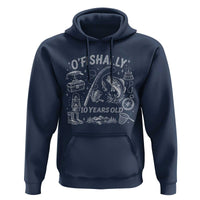 O'Fishally 10 Years Old Hoodie Funny Fisherman Birthday Graphic
