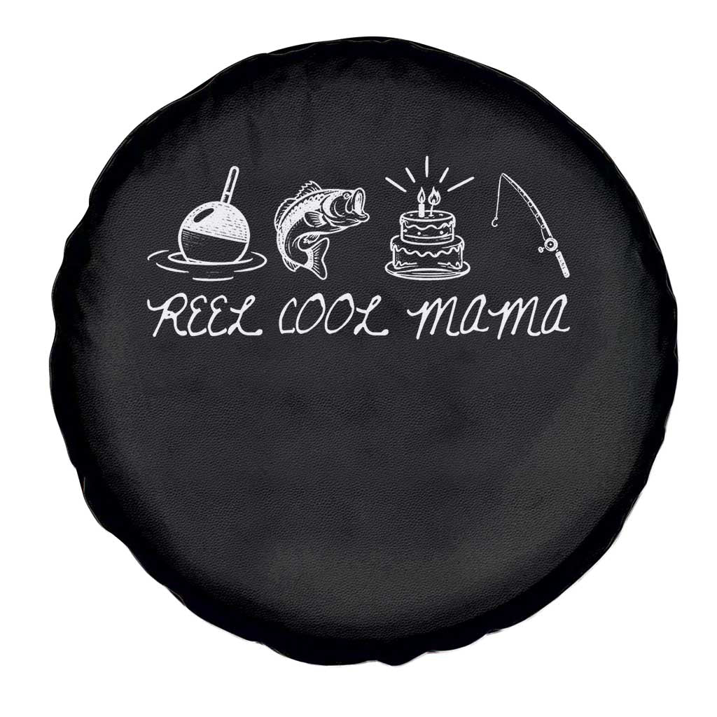Reel Cool Mama Spare Tire Cover Funny Fishing Mom Birthday Gift