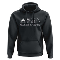 Reel Cool Mama Hoodie Funny Fishing Mom Birthday Gift