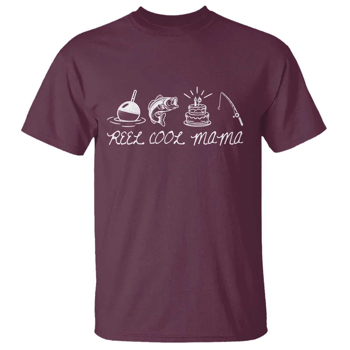 Reel Cool Mama T Shirt Funny Fishing Mom Birthday Gift
