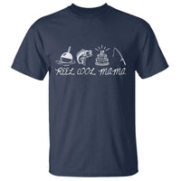 Reel Cool Mama T Shirt Funny Fishing Mom Birthday Gift