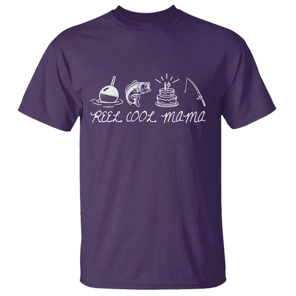 Reel Cool Mama T Shirt Funny Fishing Mom Birthday Gift
