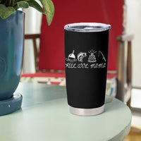 Reel Cool Mama Tumbler Cup Funny Fishing Mom Birthday Gift