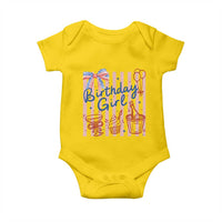 Patriotic Birthday Girl Baby Onesie Red White And Blue Party Graphic