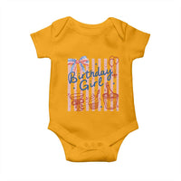 Patriotic Birthday Girl Baby Onesie Red White And Blue Party Graphic