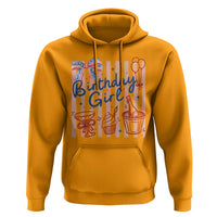 Patriotic Birthday Girl Hoodie Red White And Blue Party Graphic