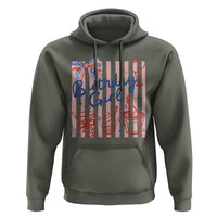 Patriotic Birthday Girl Hoodie Red White And Blue Party Graphic
