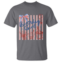 Patriotic Birthday Girl T Shirt Red White And Blue Party Graphic
