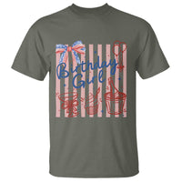 Patriotic Birthday Girl T Shirt Red White And Blue Party Graphic