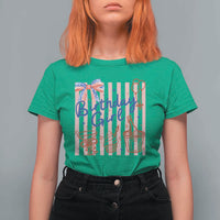 Patriotic Birthday Girl T Shirt For Women Red White And Blue Party Graphic