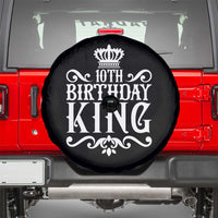 10th Birthday King Spare Tire Cover Perfect 10 Years Old Crown Gift
