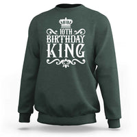 10th Birthday King Sweatshirt Perfect 10 Years Old Crown Gift