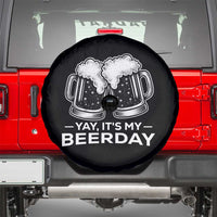Yay Its My Beerday Spare Tire Cover Funny Birthday Party Gift For Beer Lovers