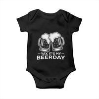 Yay Its My Beerday Baby Onesie Funny Birthday Party Gift For Beer Lovers