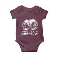 Yay Its My Beerday Baby Onesie Funny Birthday Party Gift For Beer Lovers
