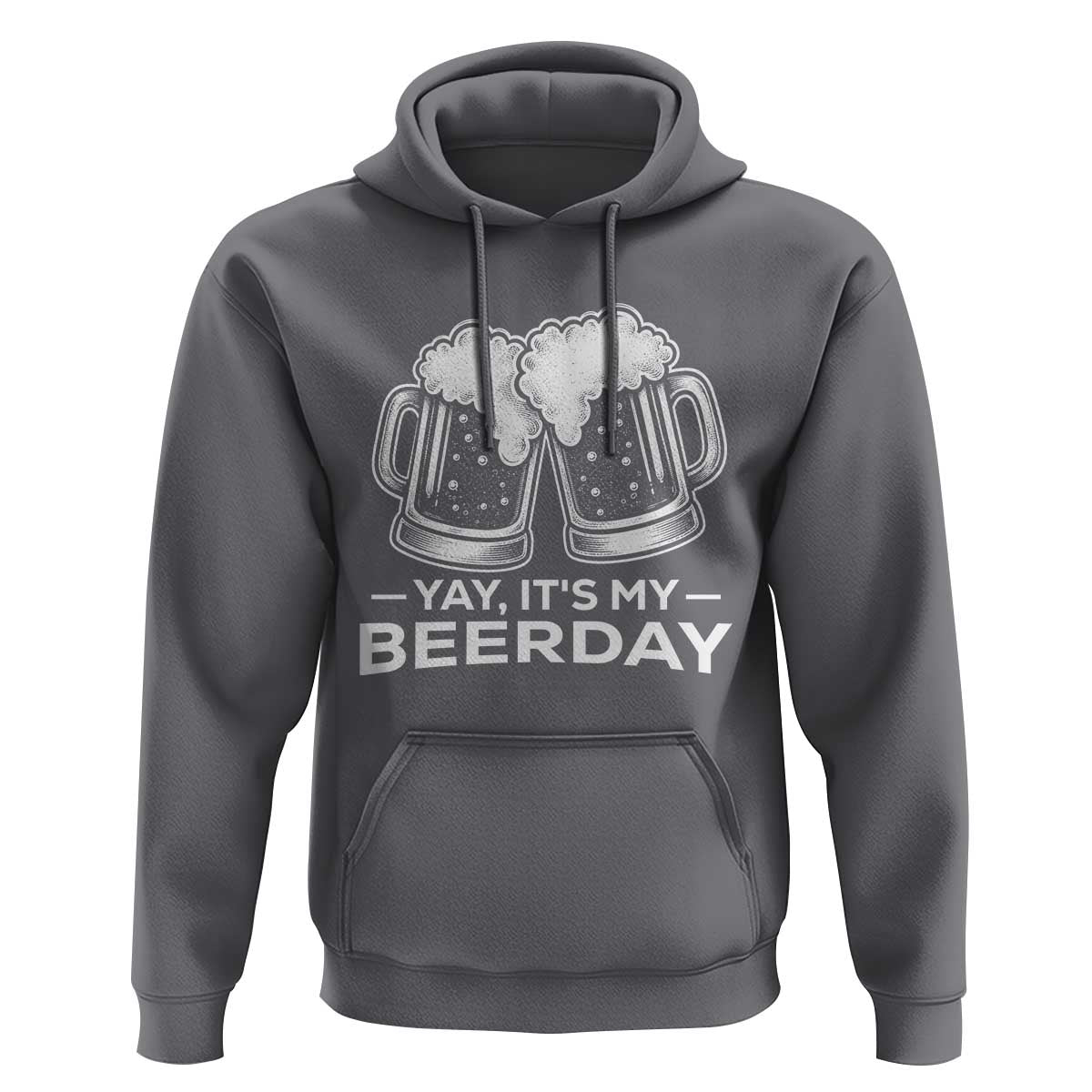 Yay Its My Beerday Hoodie Funny Birthday Party Gift For Beer Lovers