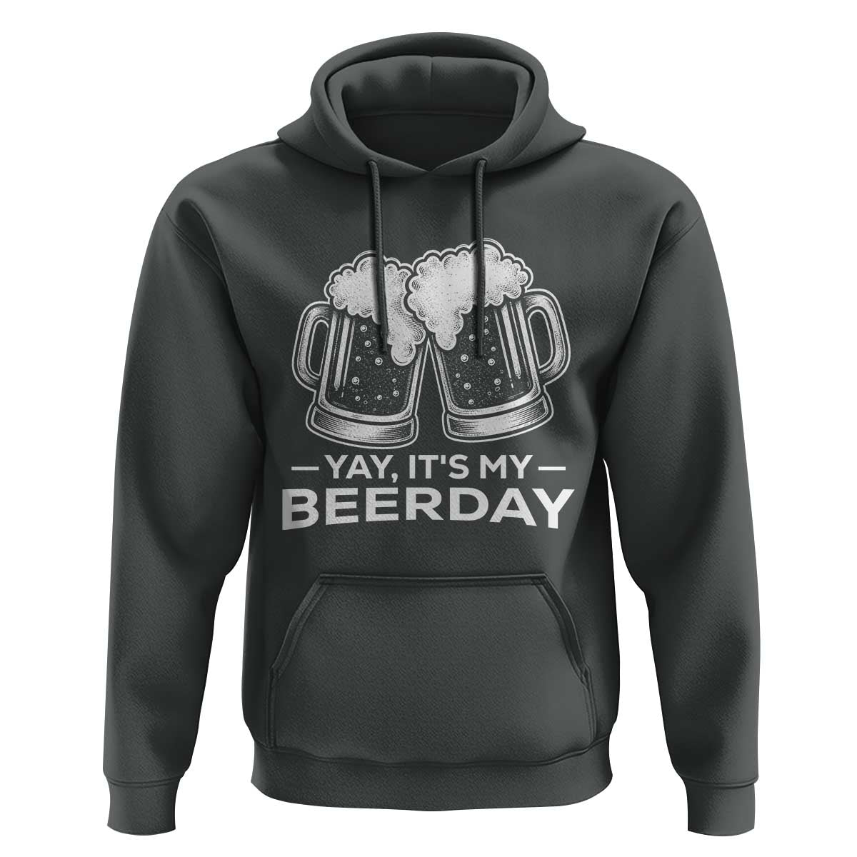 Yay Its My Beerday Hoodie Funny Birthday Party Gift For Beer Lovers