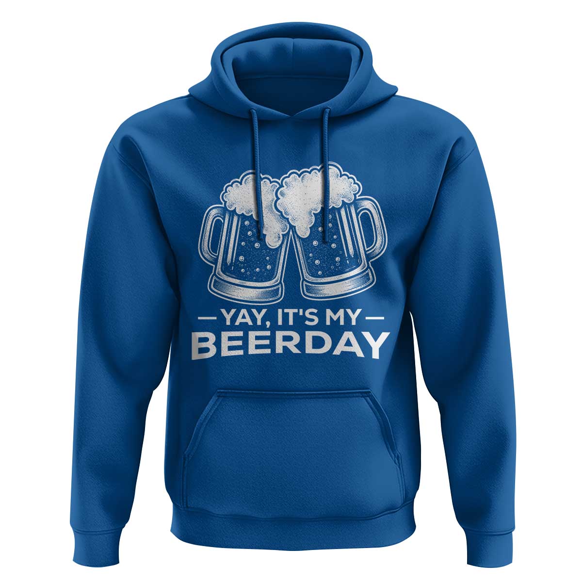 Yay Its My Beerday Hoodie Funny Birthday Party Gift For Beer Lovers