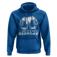 Yay Its My Beerday Hoodie Funny Birthday Party Gift For Beer Lovers