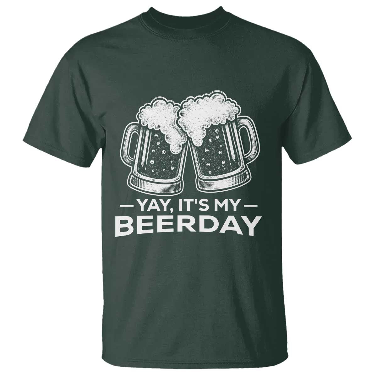 Yay Its My Beerday T Shirt Funny Birthday Party Gift For Beer Lovers